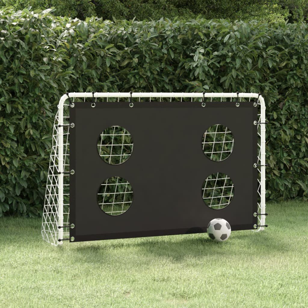 vidaXL Voetbaltrainingsdoel, staal, 184x61x122 cm