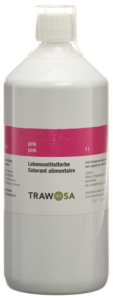 TRAWOSA Lebensmittelfarbstoff pink 1000 ml