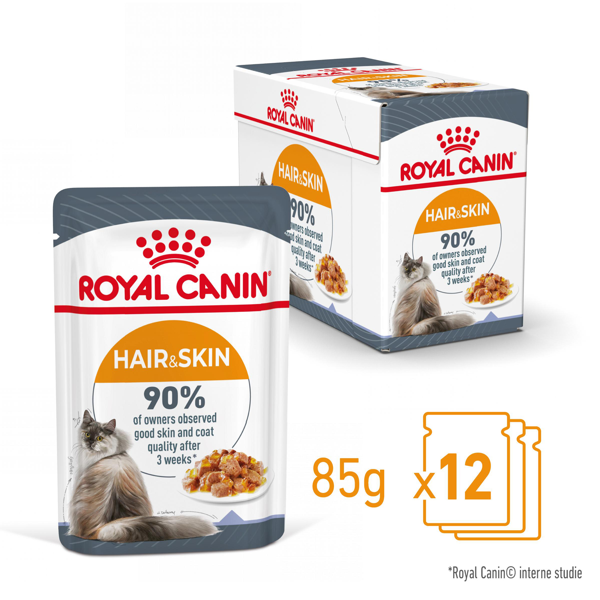 Royal Canin Hair & Skin in Jelly - Kattenvoer