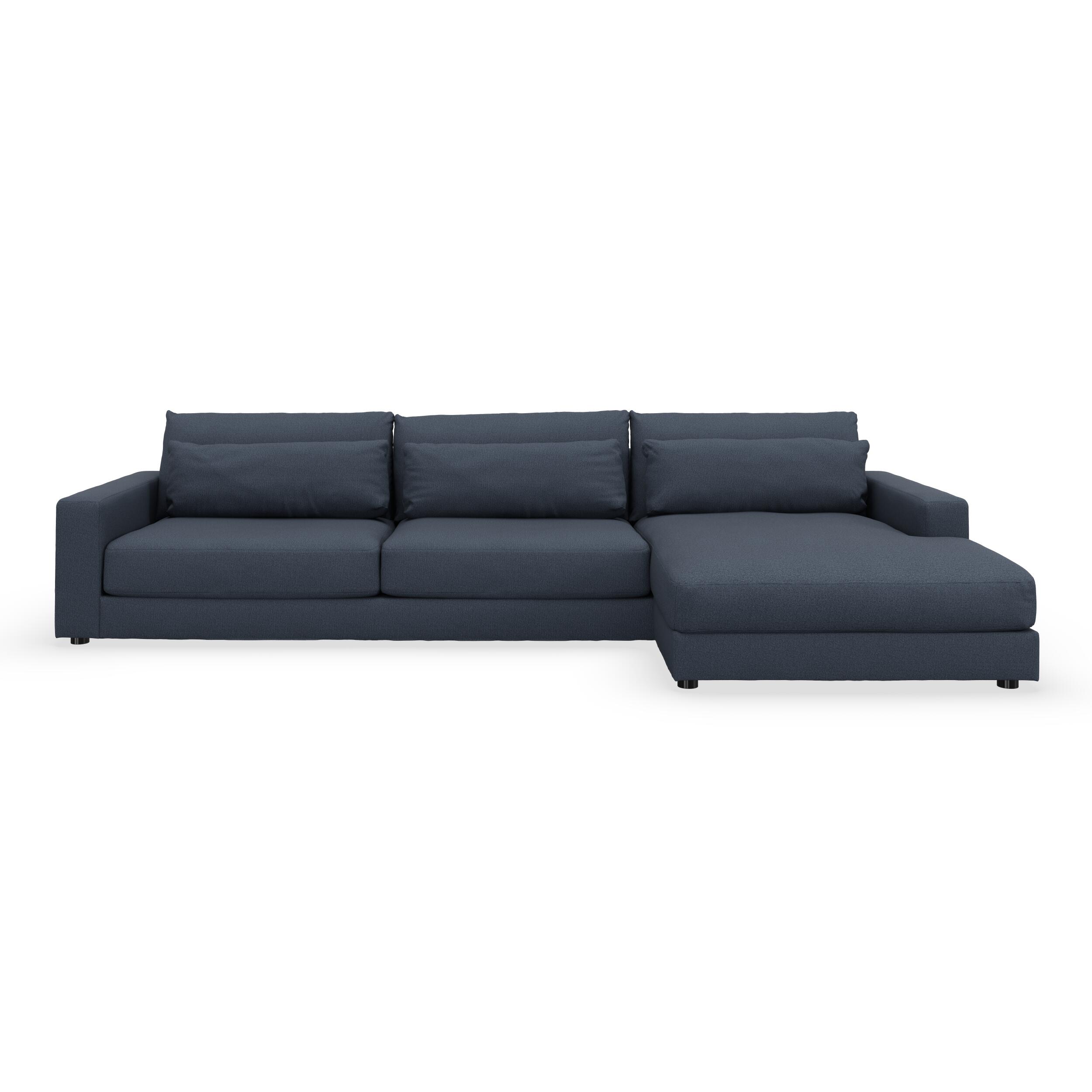 Halmstad højrevendt sofa med chaiselong