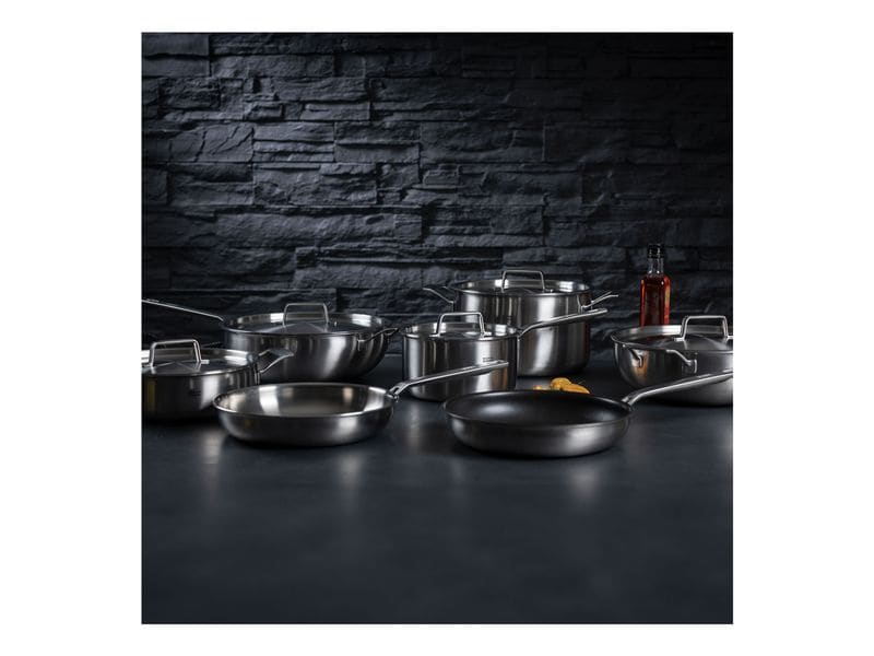 Kuhn Rikon Wok Culinary Fiveply Ø 24 cm Wokpfanne mit Deckel