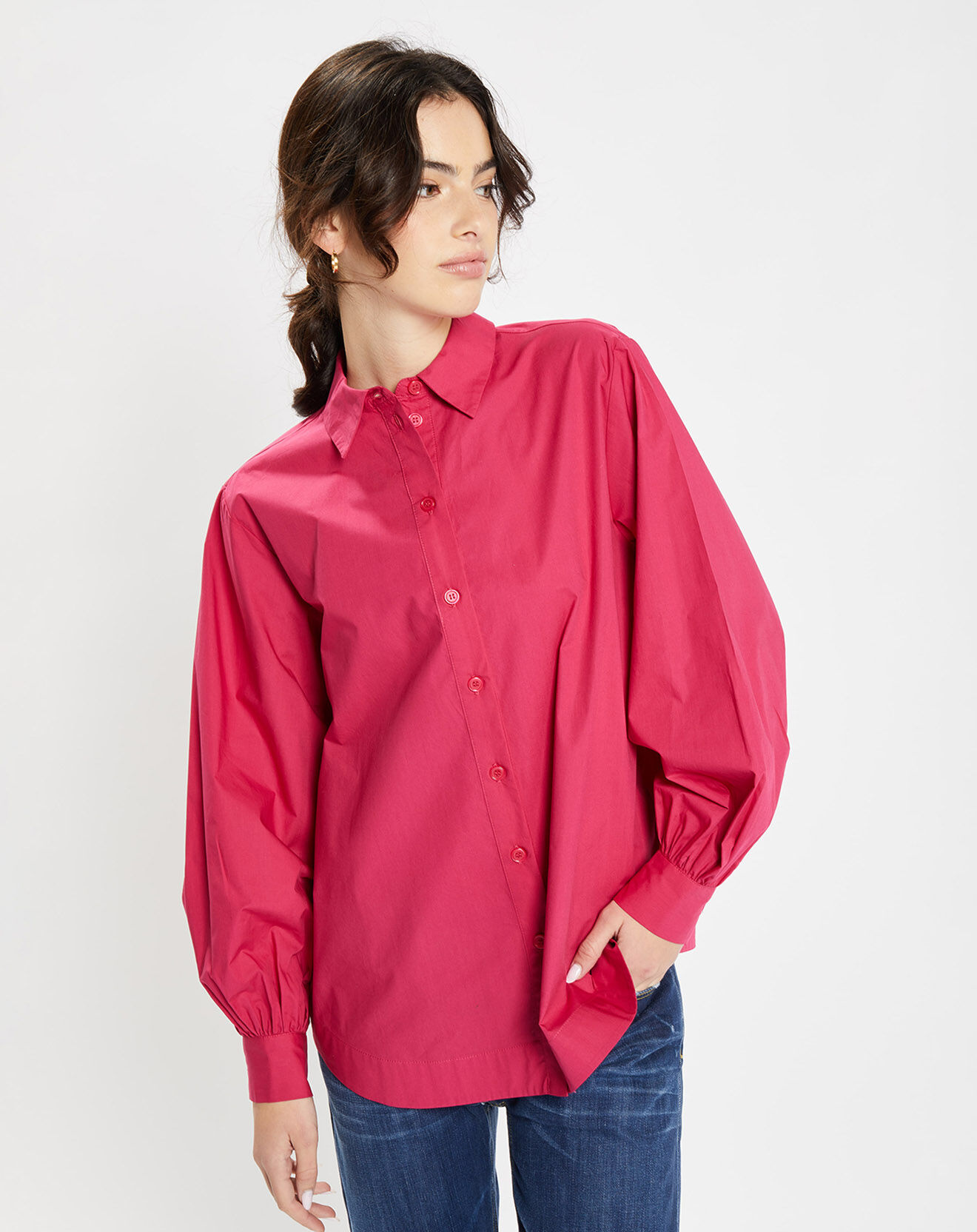 Jodhpur Chemise Belle rose foncé