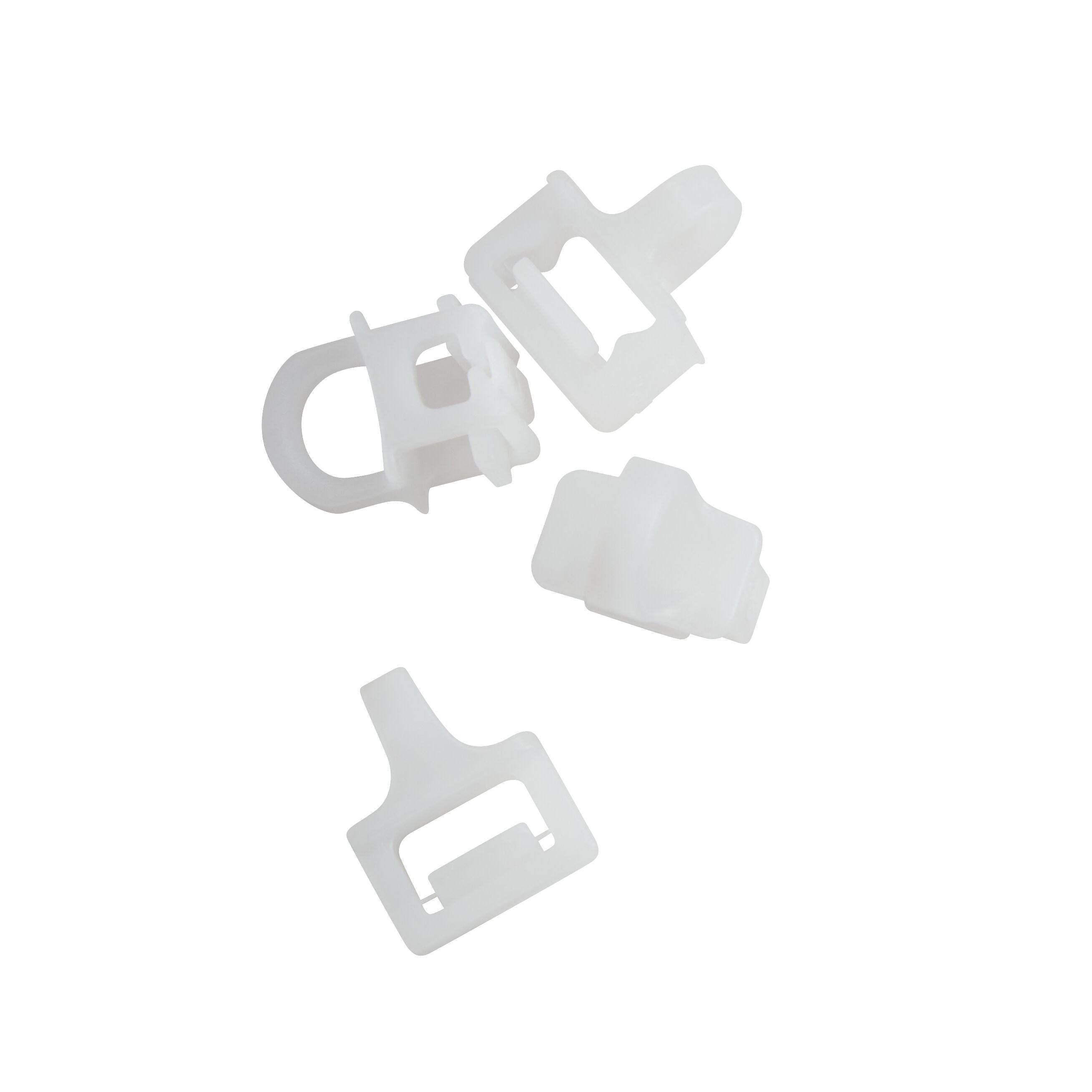 EASY CRIC Flächenvorhangsystem - Silber / B: 60.0 cm x T: 2.5 cm x H: 1.0 cm