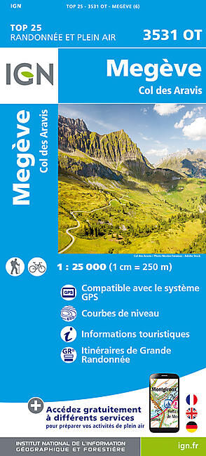 IGN - TOP25 3531OT MEGEVE 1 25 000