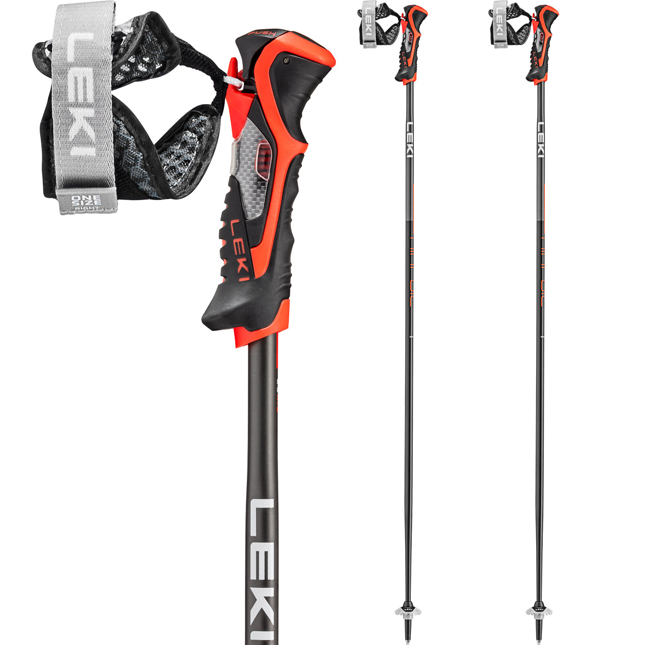 Leki Airfoil 3D black/dark anthra/bright red | Leki Alpin Skistöcke | Leki | L | MARKEN | XSPO