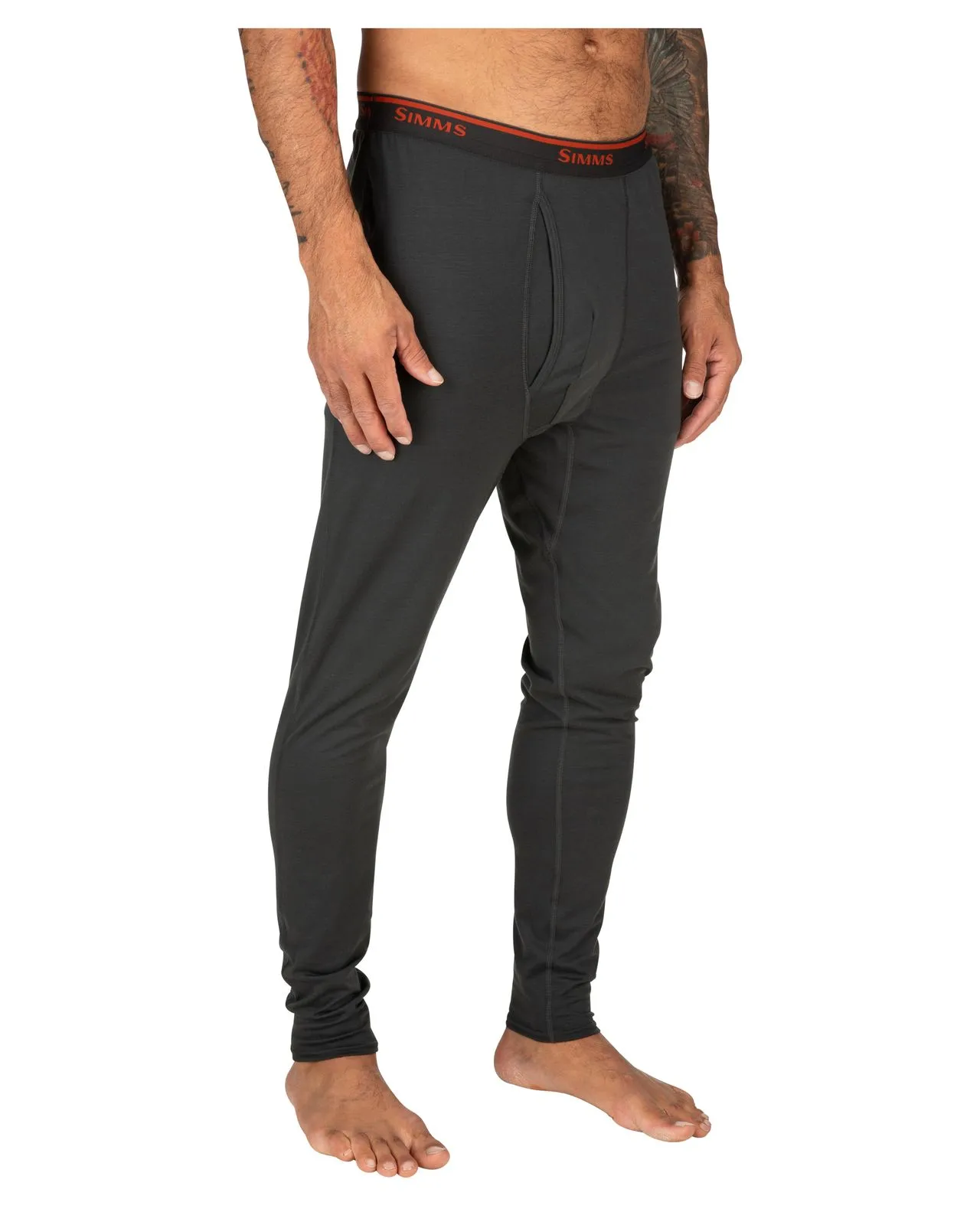 Simms Simms Lightweight Baselayer Bottom Carbon