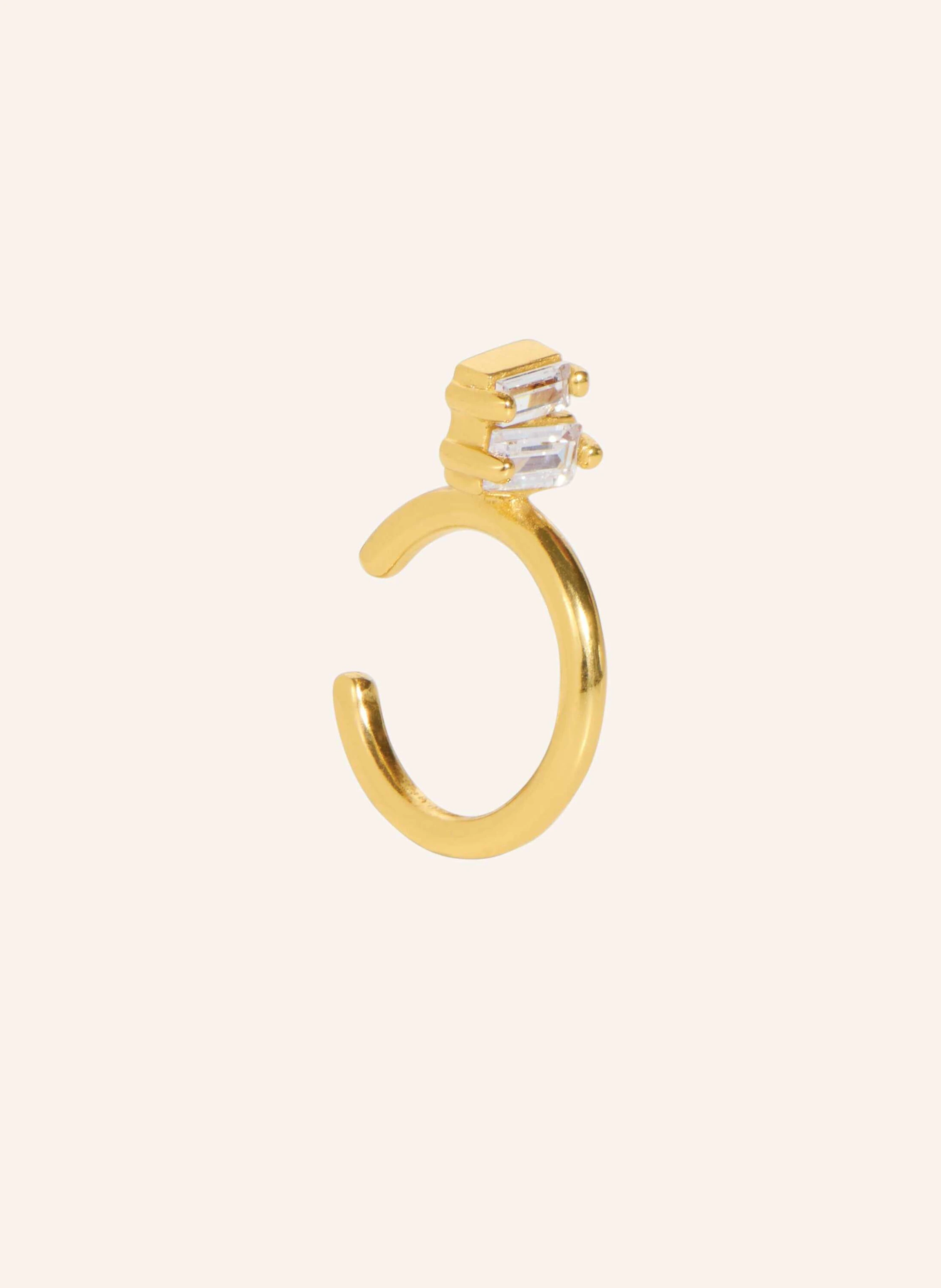 OHH LUILU Earcuff DOUBLE BAGUETTE CUFF by GLAMBOU