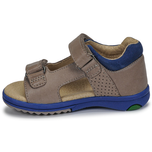 Kickers - PLAZABI - Gris / Bleu