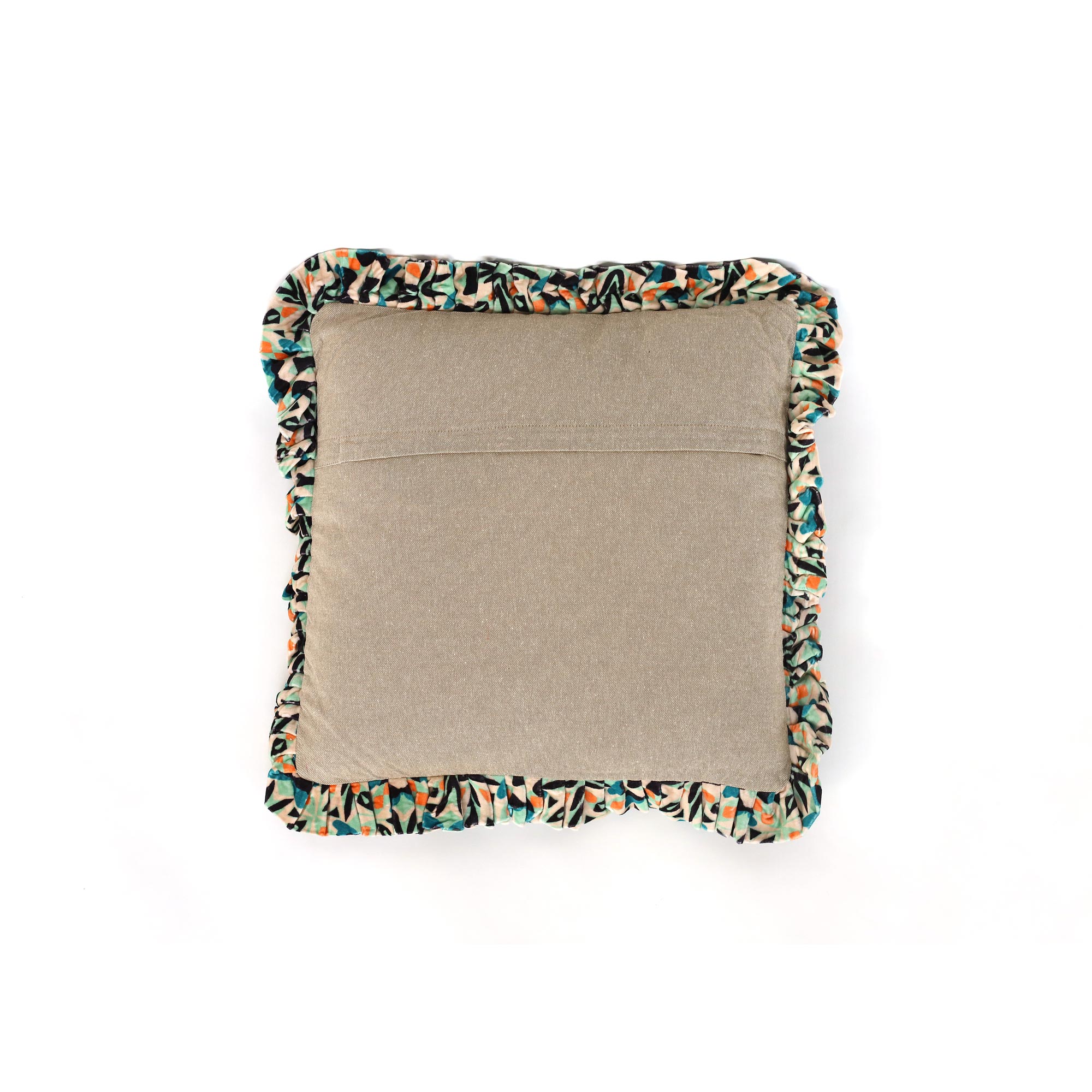 Samt-Kissen 'Riya', multicolor, B 45 cm, H 45 cm von fischer's lagerhaus