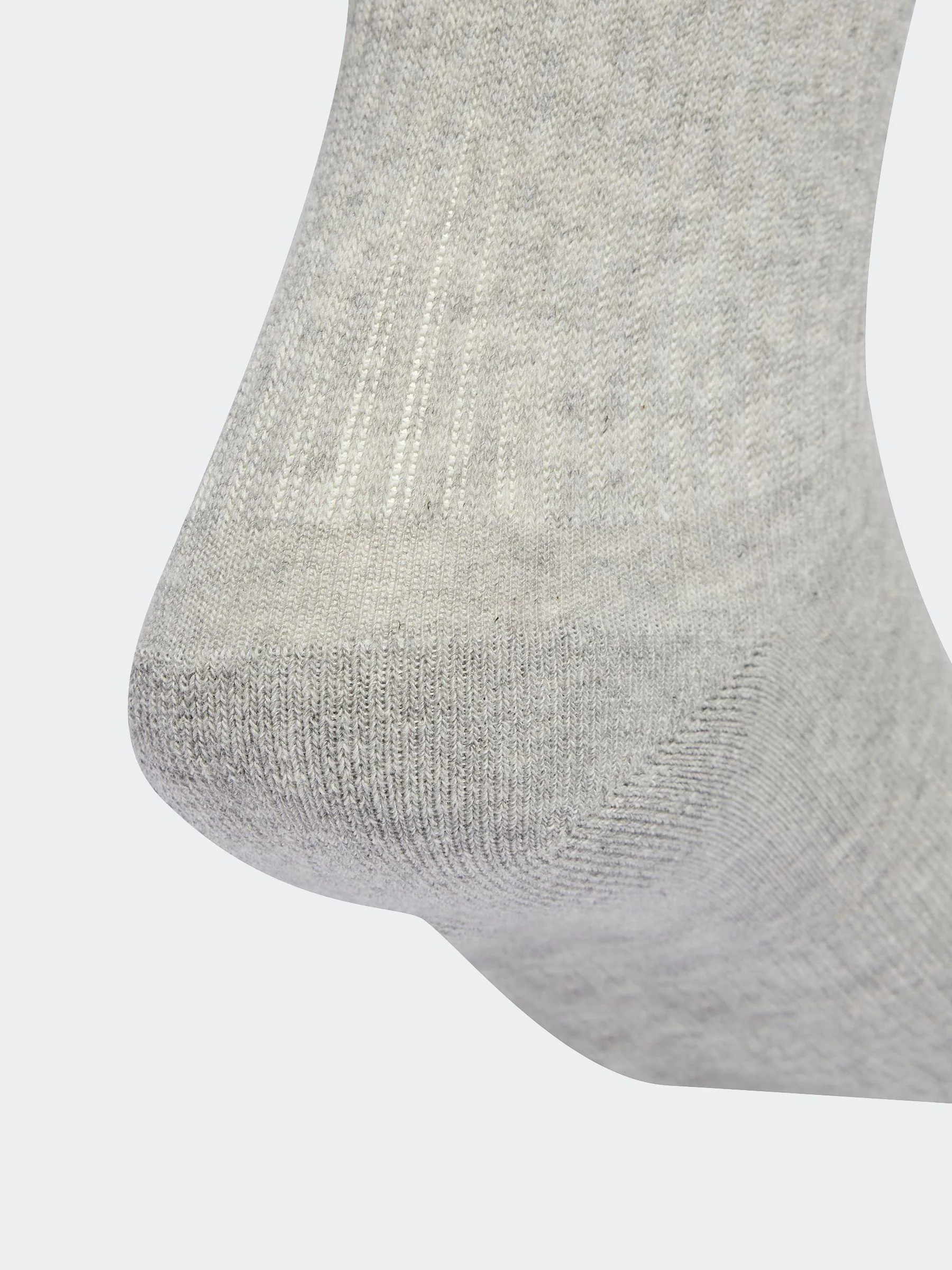 Wit - adidas Logo Crew Socks 6 Pack