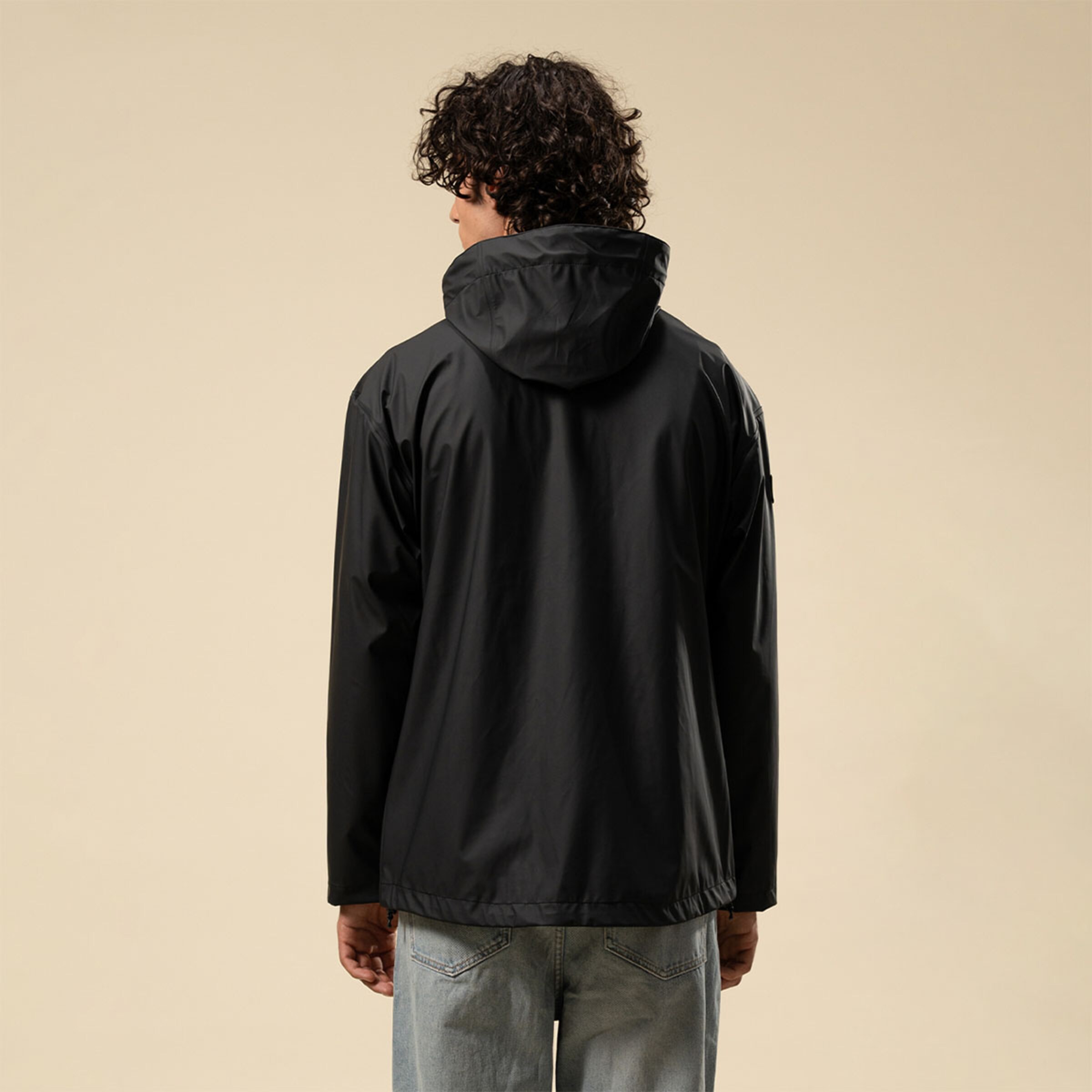 Everyday Rain Jacket Short Midnight Black