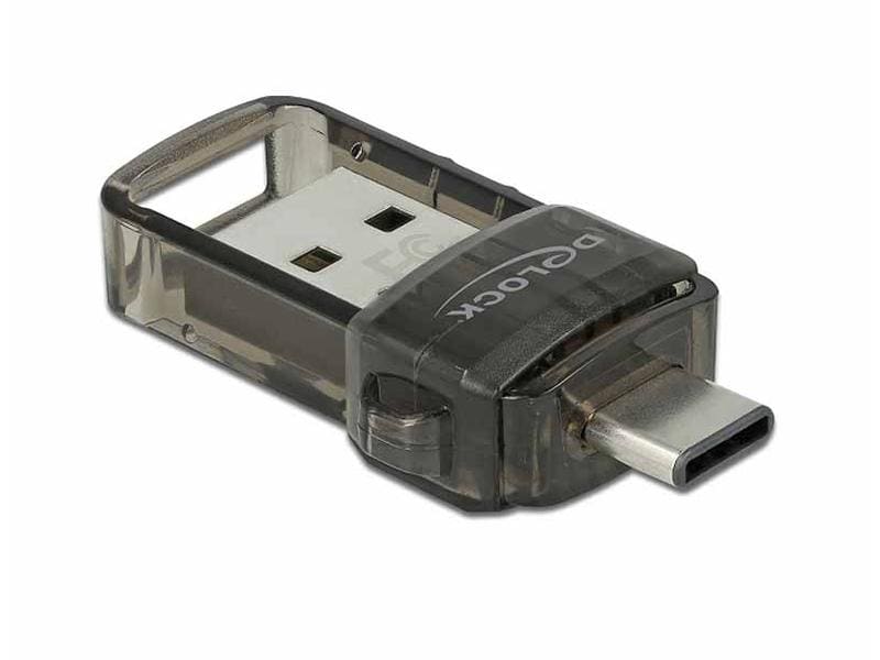 Delock USB-Bluetooth-Adapter 61002 2in1 USB Typ-A&C, V4.0 Dual Modus   EDR