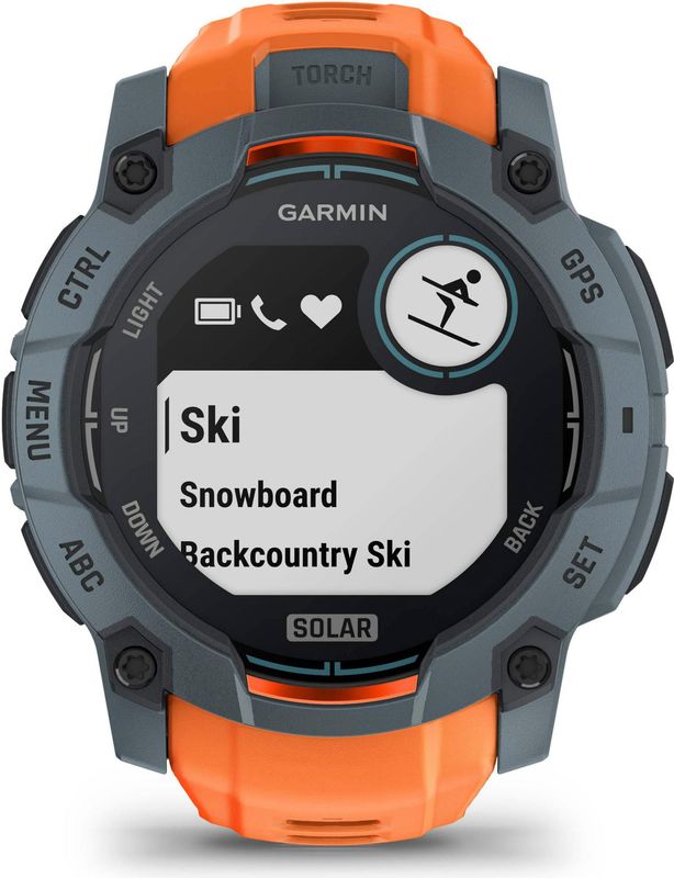 Garmin - Instinct 3 Solar - GPS Horloge - Schemerblauw - 50 mm