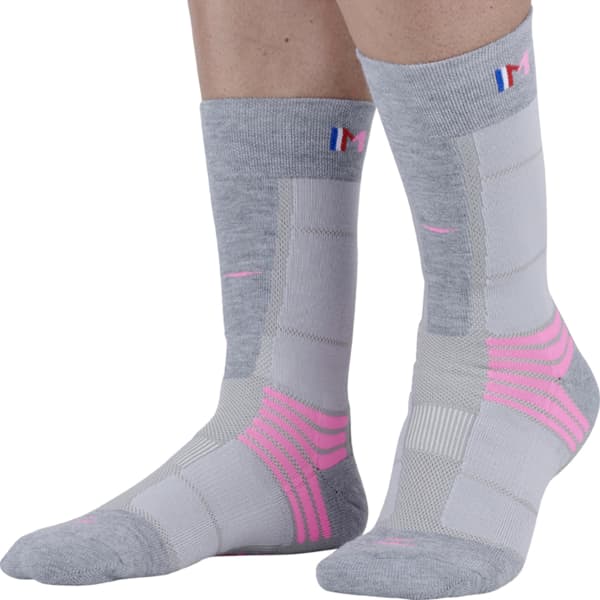 Chaussette randonnée MONNET TREK AIR GRIS ROSE