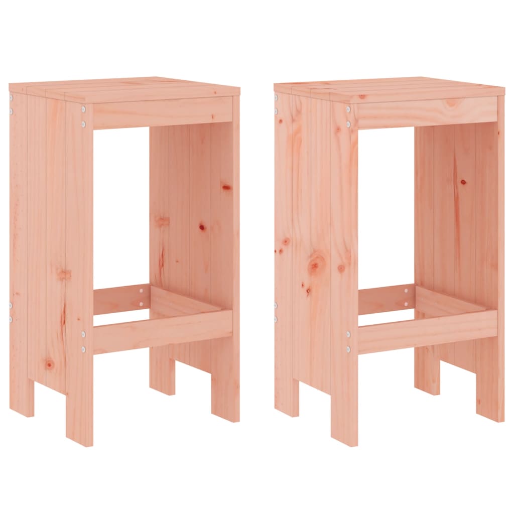 Tabourets de bar 2 pcs 40x36x75 cm bois massif douglas