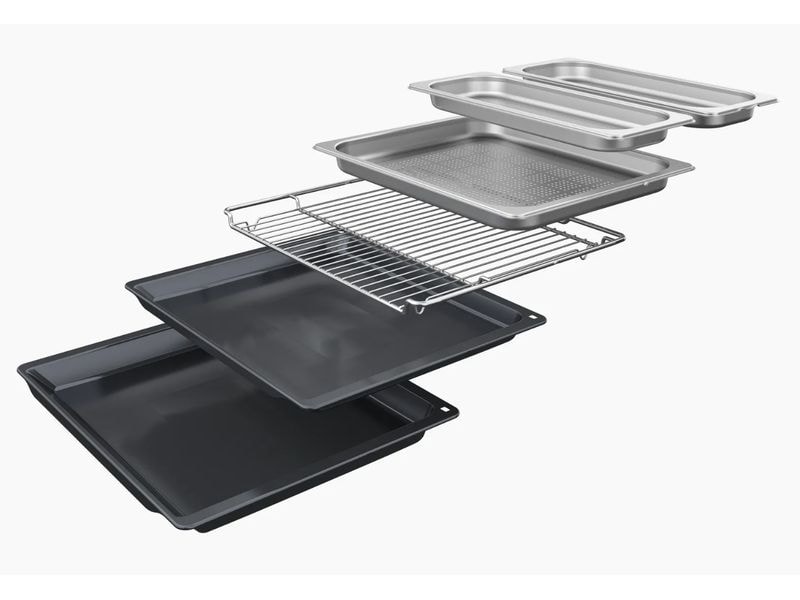 Siemens Einbaudampfbackofen iQ700 HS758G3B1C Schwarz A Einbau-Kompaktbackofen