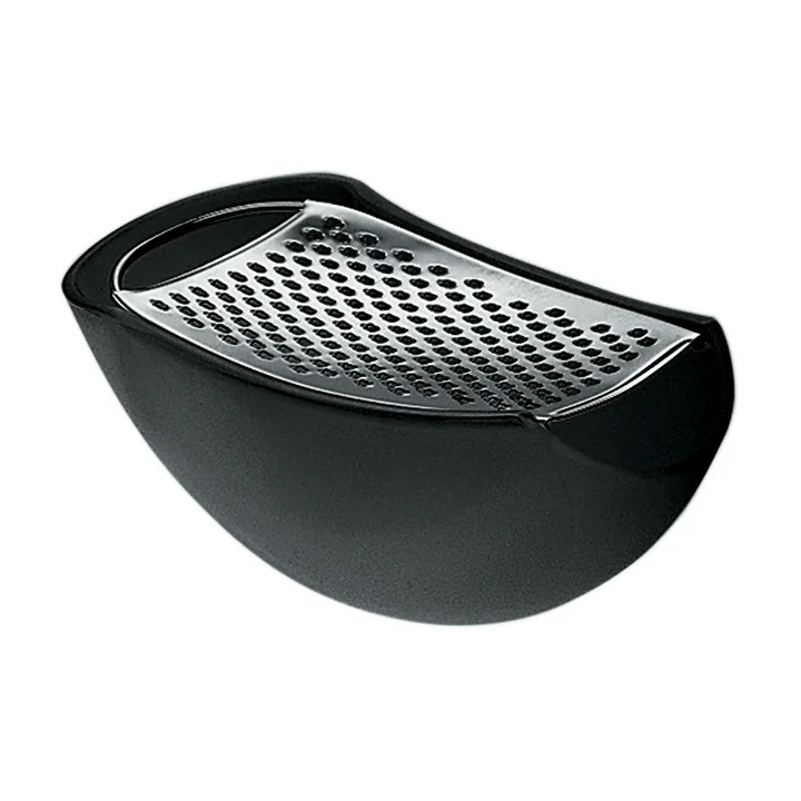 A di Alessi - Parmenide Käsereibe mit Dose, schwarz