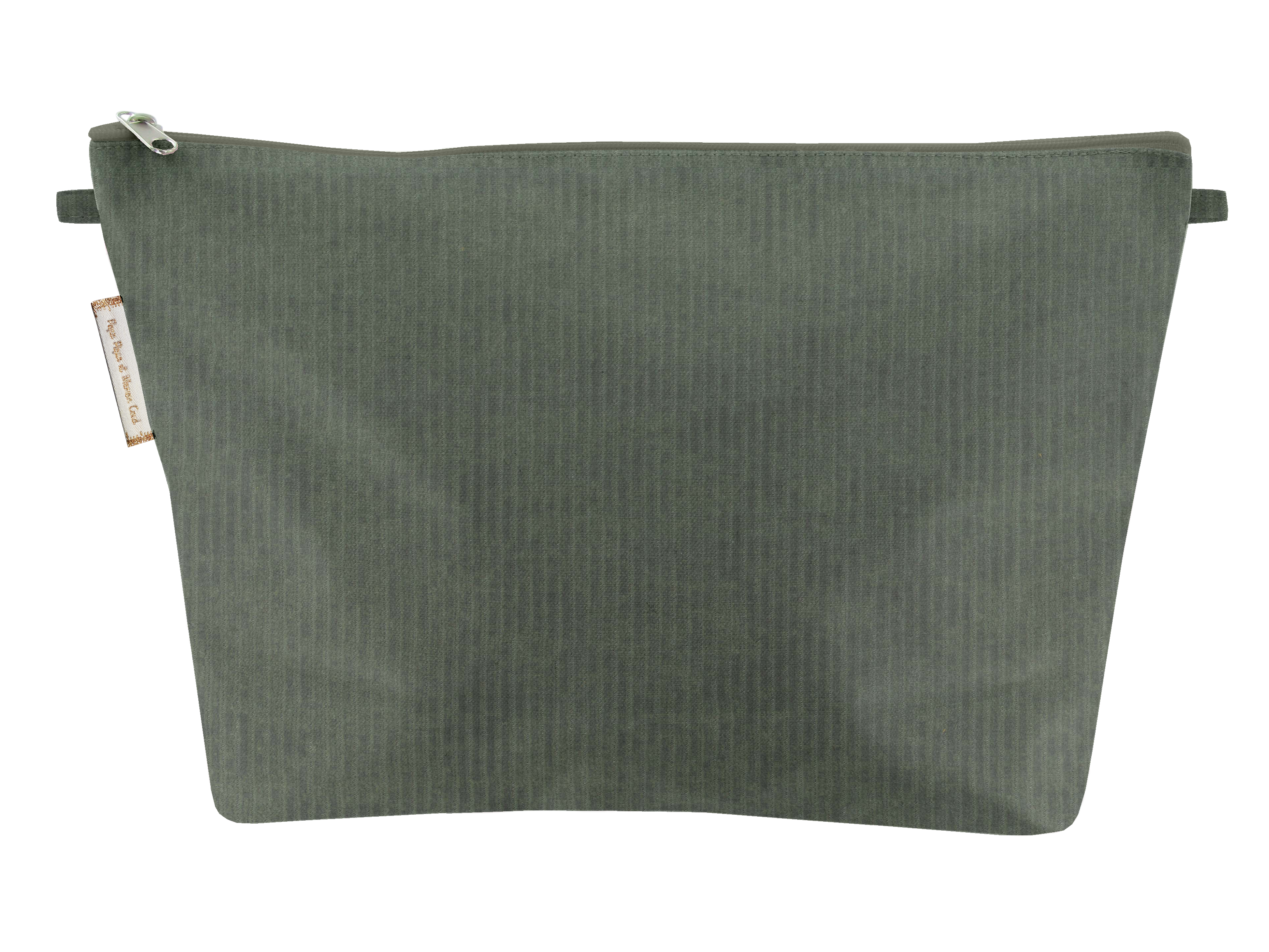 Trousse De Toilette Velours Côtelé Kaki