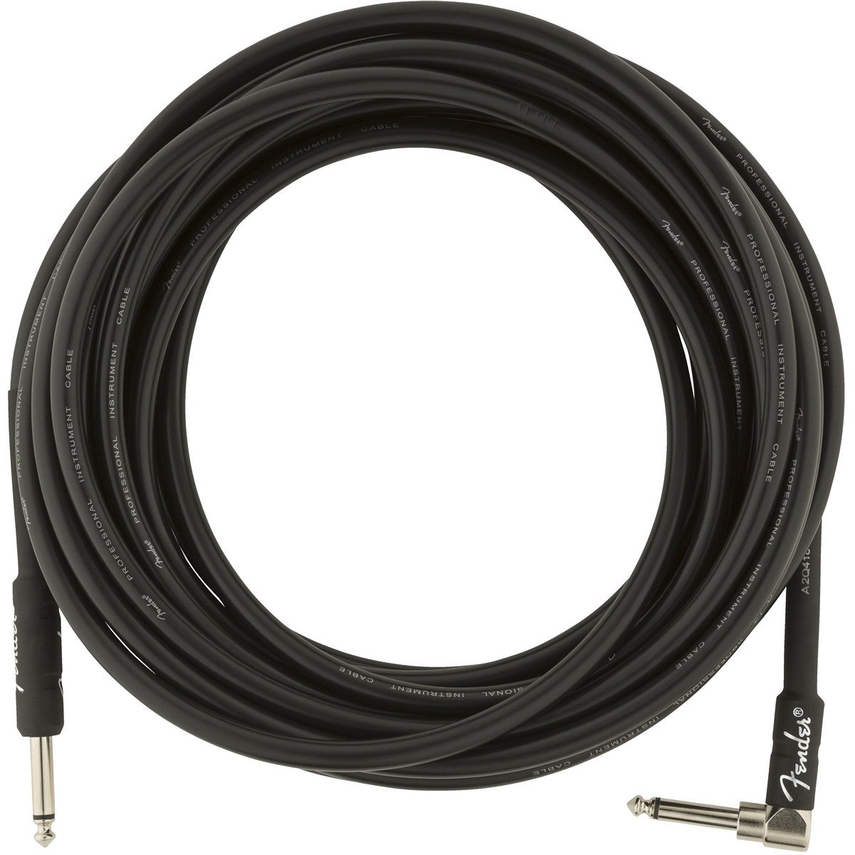 Fender Professional Series Black jackkabel 7.5m haaks