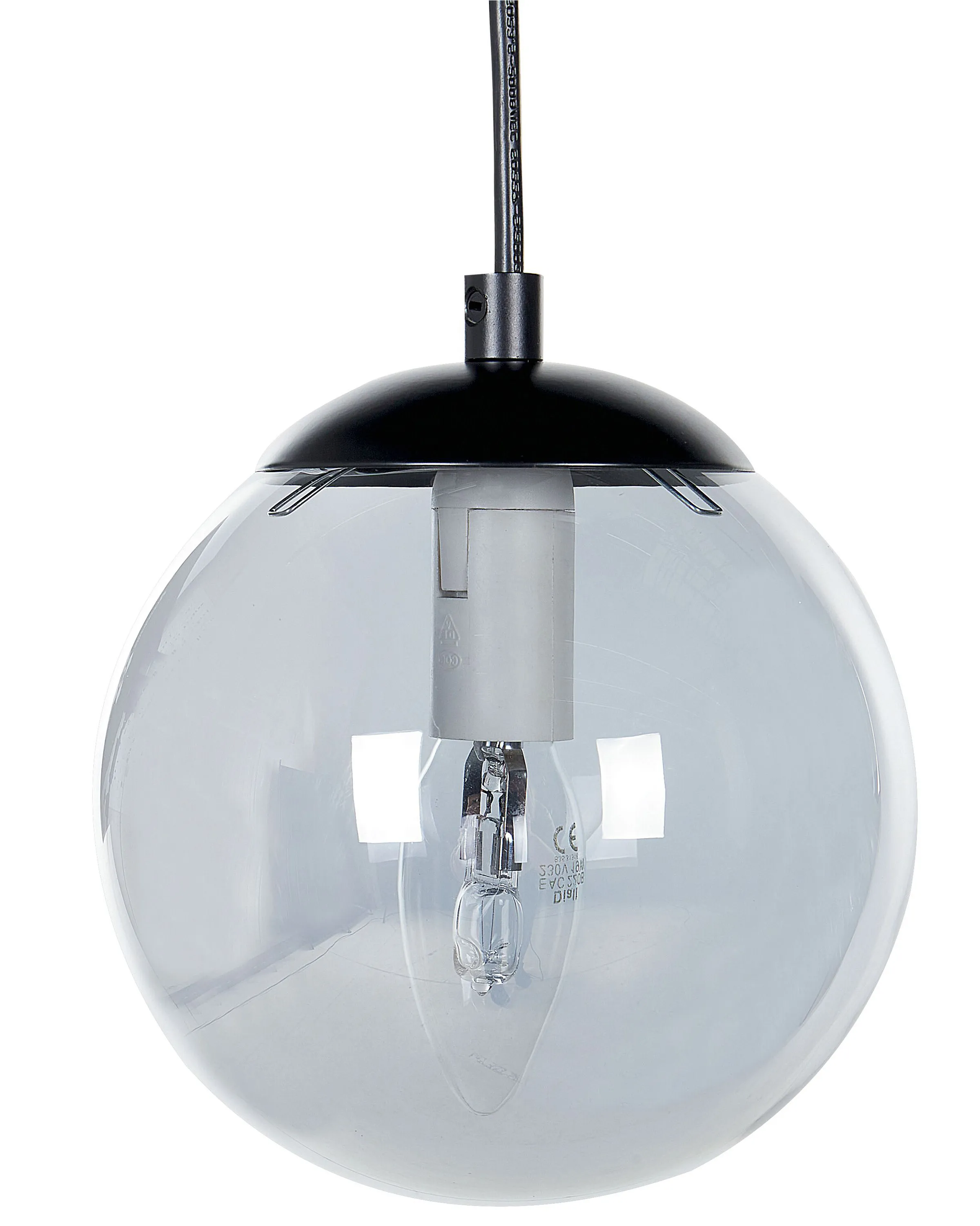 Hanglamp NOEL Glas Zwart