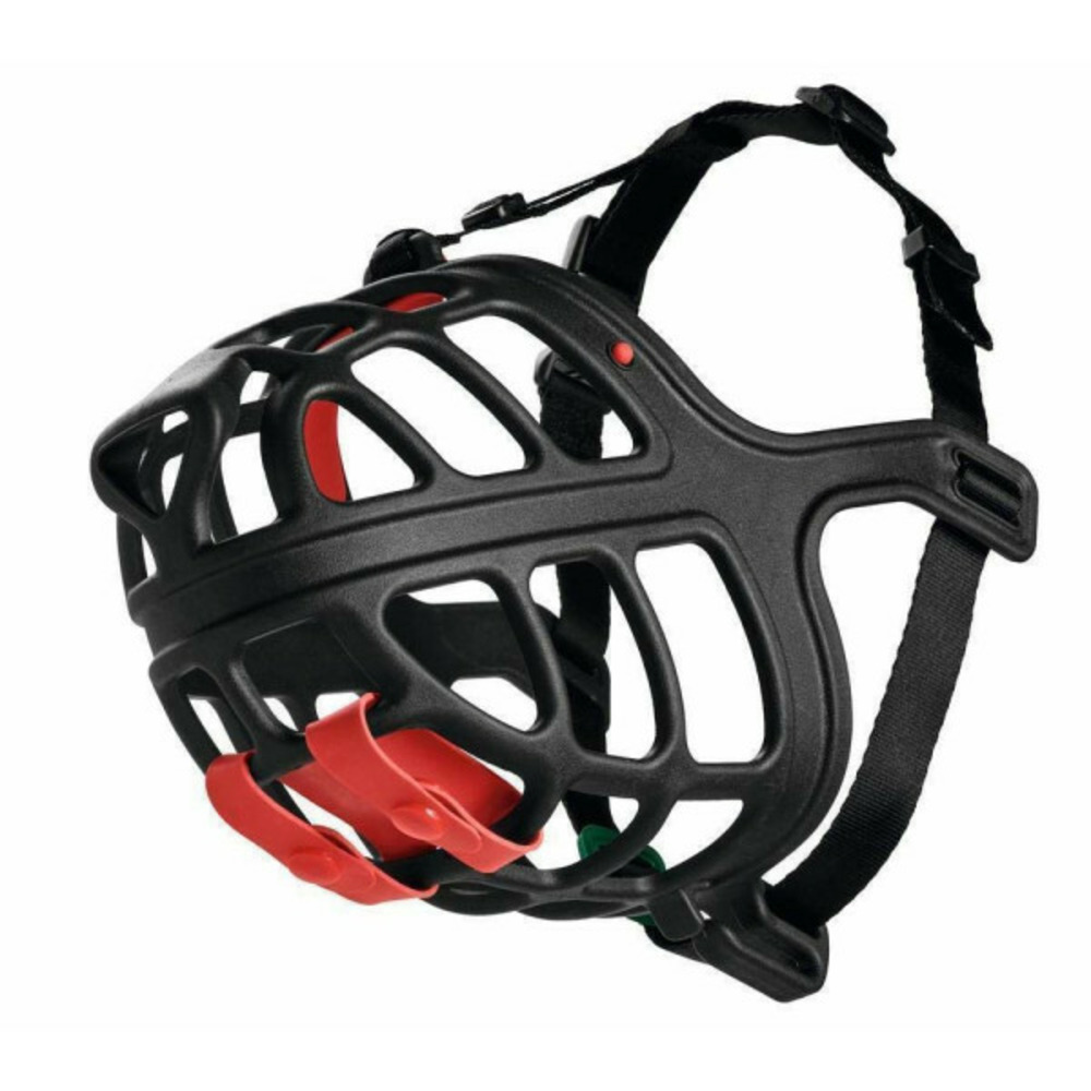Muselière albury noir taille 4 (7 cm) (33 cm) (69 cm)