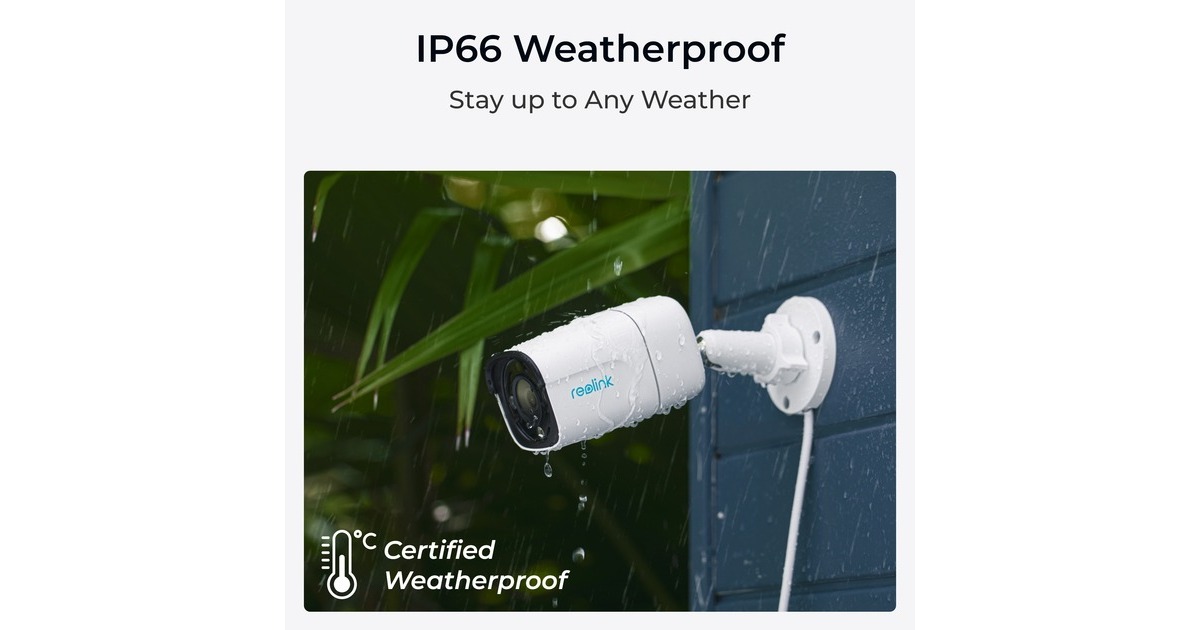 ReolinkP340 Slimme 12 MP PoE-bulletcamera  (Wit, Kleurennachtzicht)