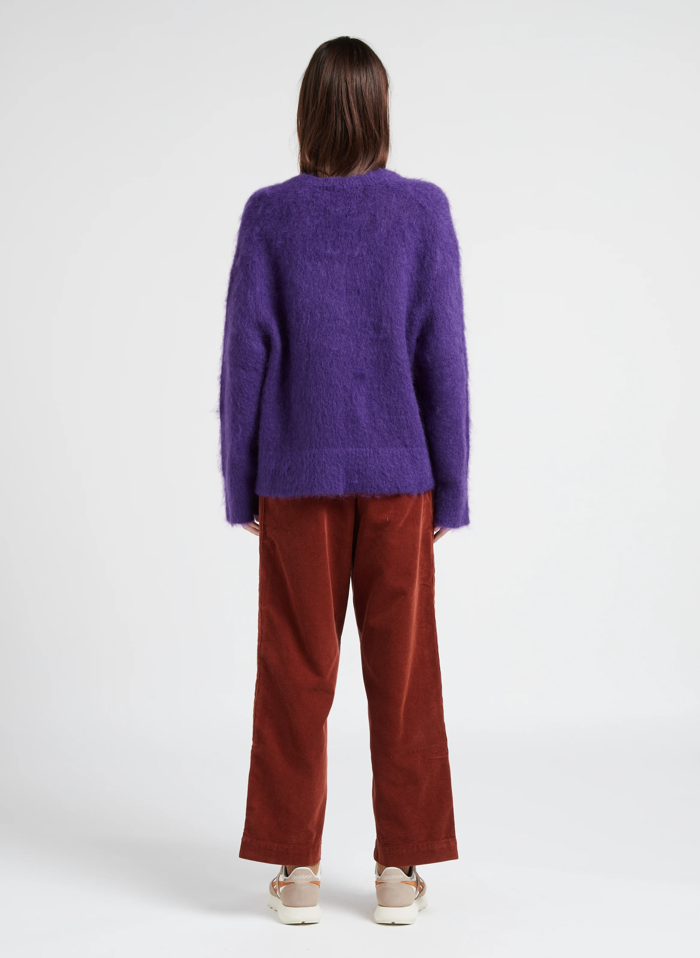 PENNY - Pantalon droit en coton | Marron
