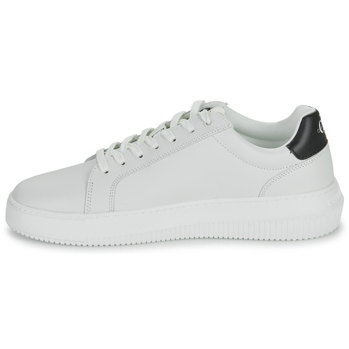 Calvin Klein Jeans - CHUNKY CUPSOLE MONO LTH - Blanc / Noir