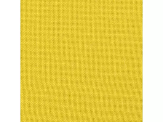 Ensemble de canapés 3 pièces avec coussins jaune clair tissu