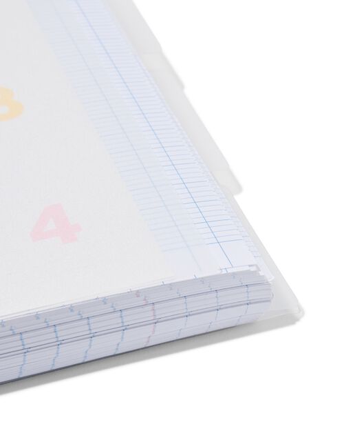 cahier à spirale 4-en-1 A5 ligné