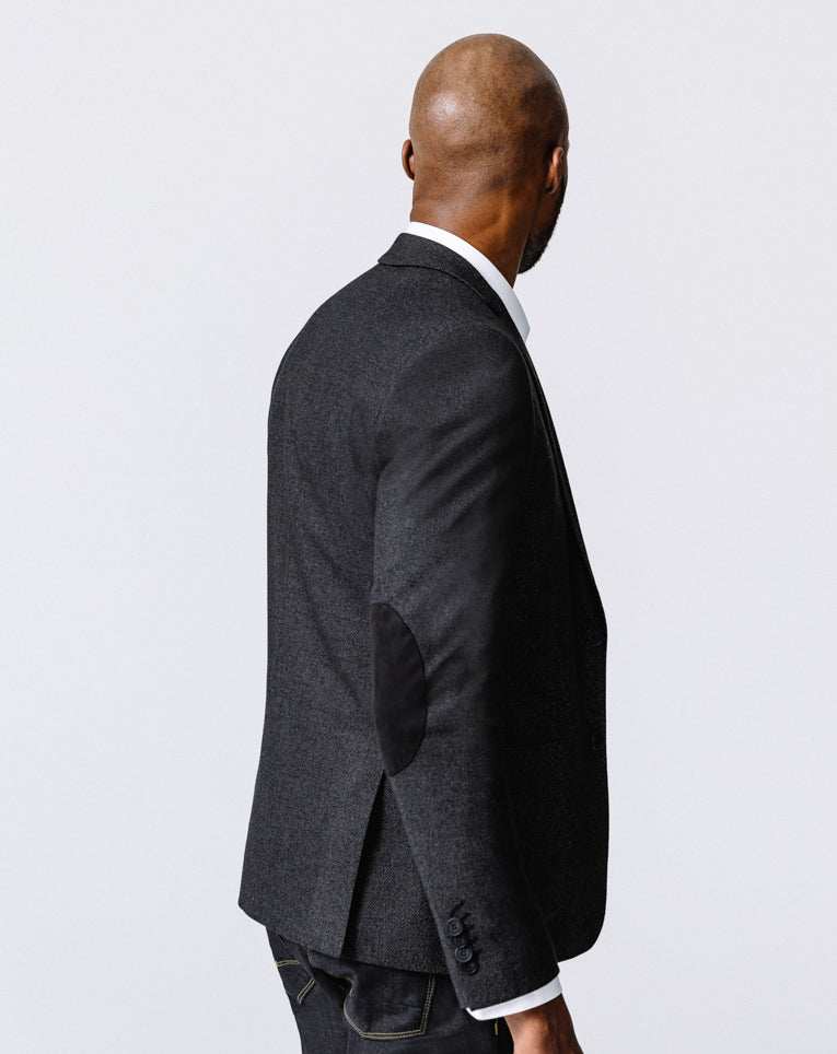 Veste 2 boutons anthracite 