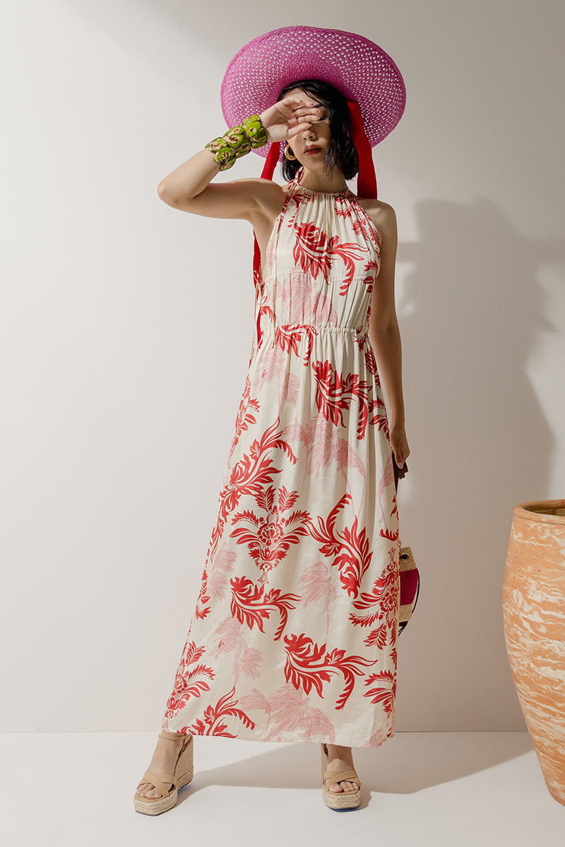 Robe longue dos nu