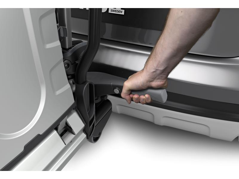 Thule Anhängerkupplungsträger EasyFold XT 3 Komplett zusammenklappbare Fahrradträger für Anhängekupplung
