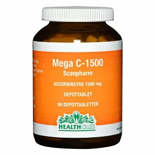Health Care Mega C 1500 mg - 80 depottabl.