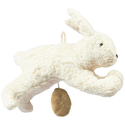 Senger Naturwelt Kuscheltier m. Musik - Hase - 27x13 cm - Off Wh