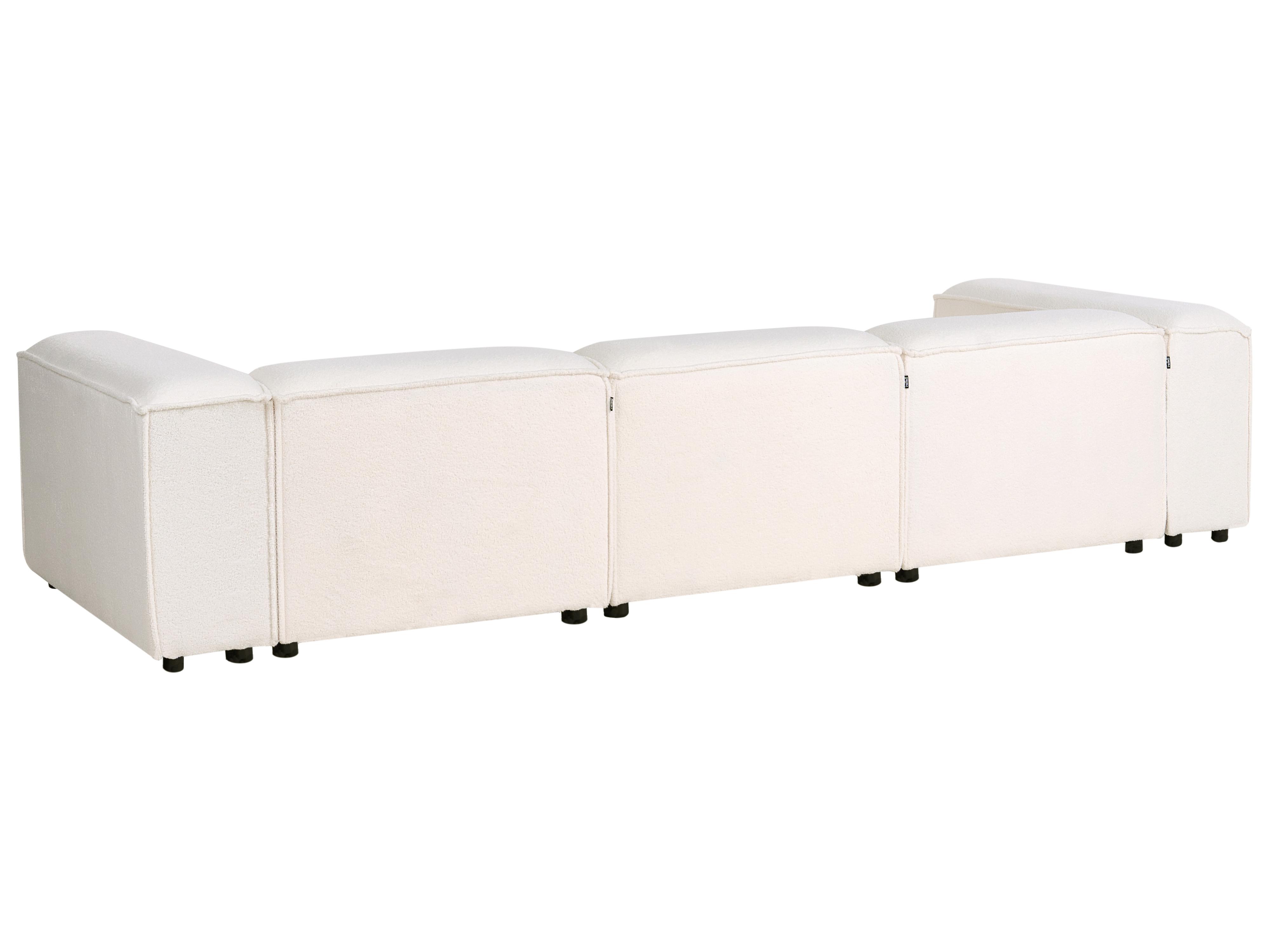 Modulaire bank 3-zits ARDAL Bouclé Gebroken wit