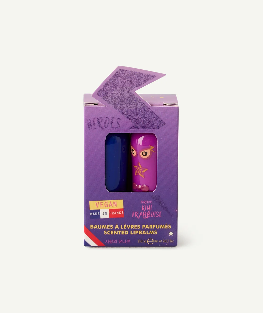 INUWETCOFFRET DUO BEAUMES À LÈVRES SUPERHÉROS
