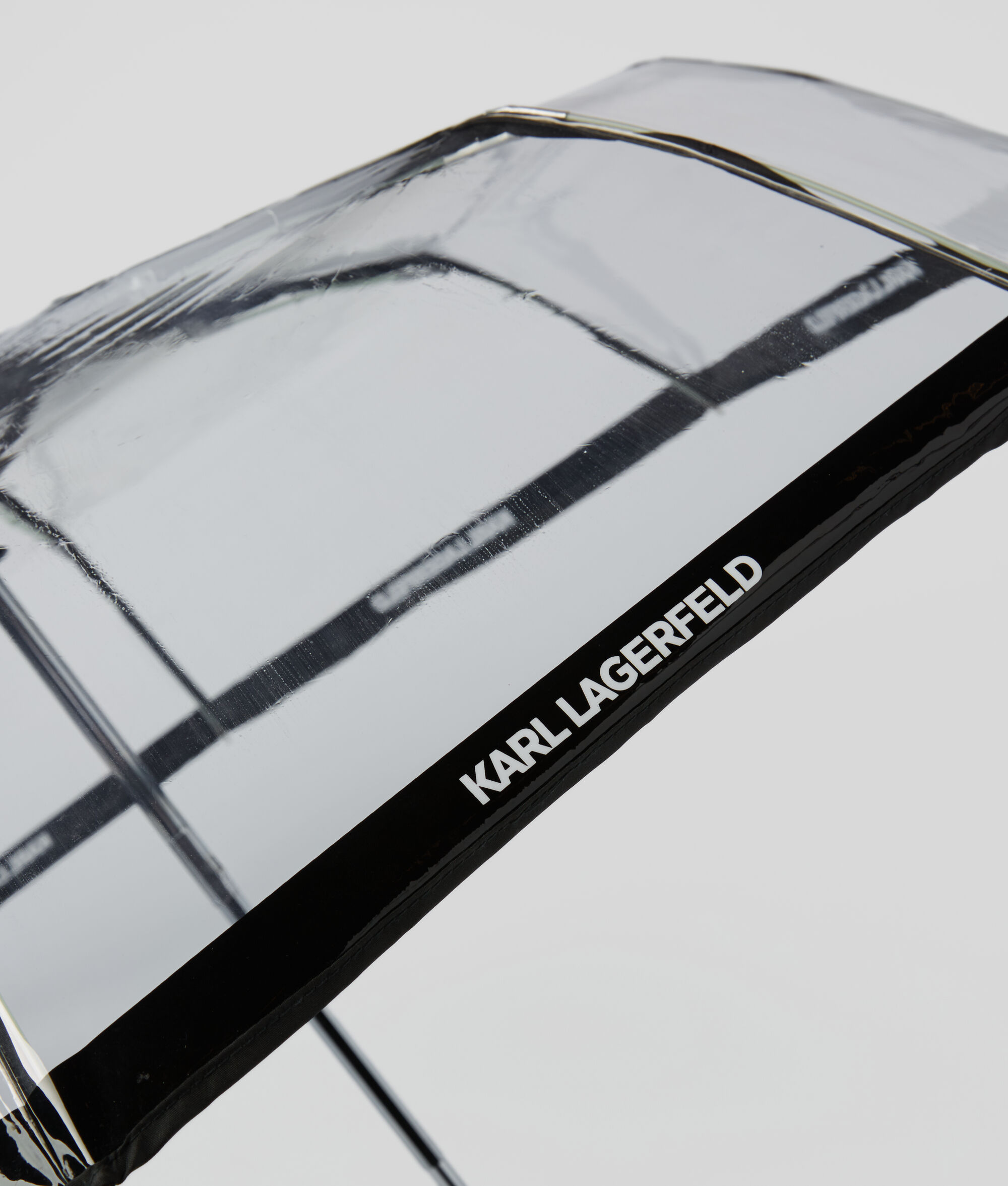 PARAPLUIE TRANSPARENT AVEC LOGO KARL