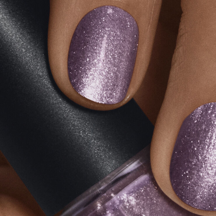Nilens Jord Nail Polish Purple Glitter