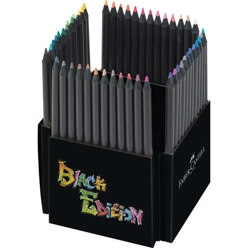 FABER-CASTELL Black Edition Buntstifte, Kartonetui   Aufsteller Stifte Halter, Sets