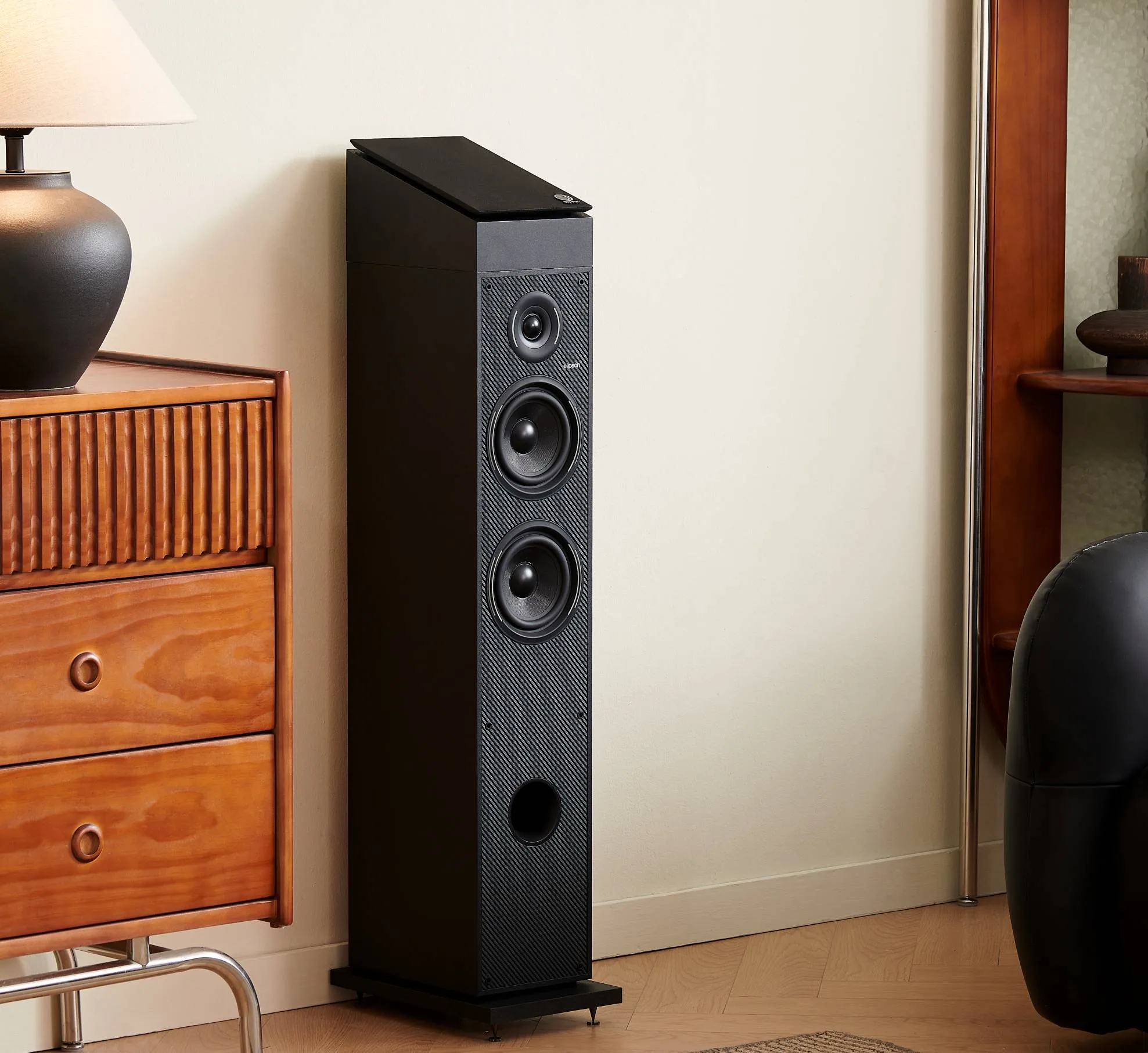 Elipson Horus 6 ATM Noir Carbone (la paire) Enceintes Atmos