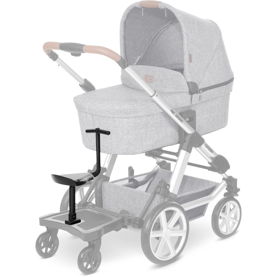 ABC DESIGN Sitz-Trittbrett Kiddie Ride On 2 Schwarz