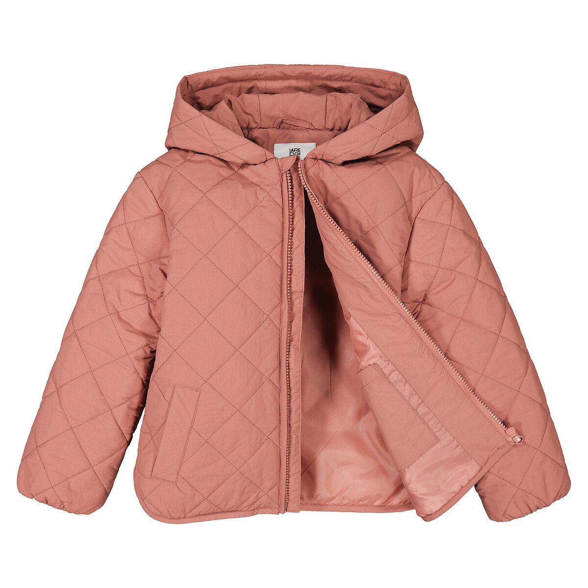 COLEÇÕES LA REDOUTE<br>Jaqueta leve de plumas com capuz
