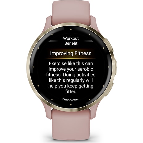 Garmin Venu 3S smartwatch - Dust Rose