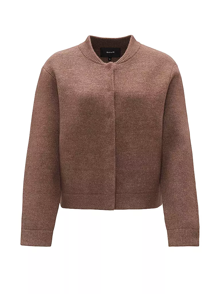 OPUS Strickjacke DOMBA braun