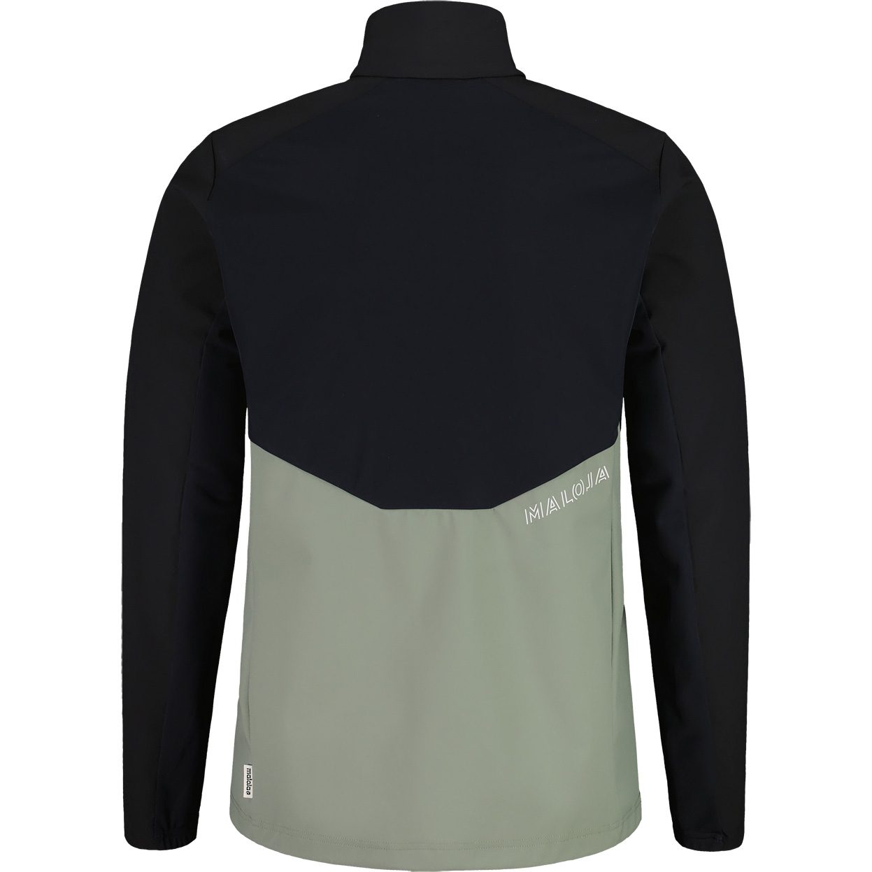 Maloja AlpelM. Softshelljacke Herren deep black multi