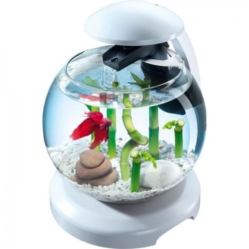 Aquário redondo Tetra Globe com cascata