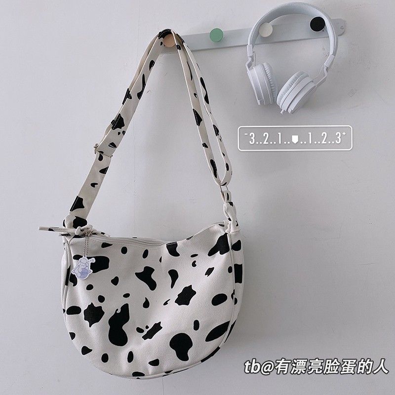 Bolso - Canvas Crossbody Tas met Print