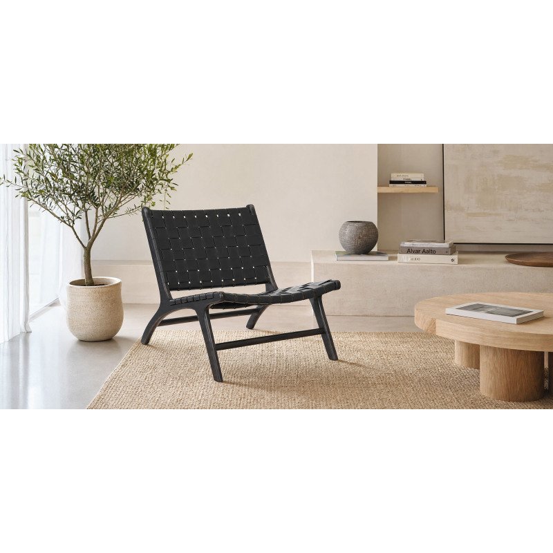 Fauteuil Calixta noir