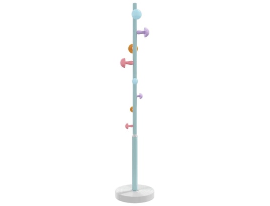 VIDAXL - Porte manteau Porte-manteau bleu 172 cm fer enduit de poudre